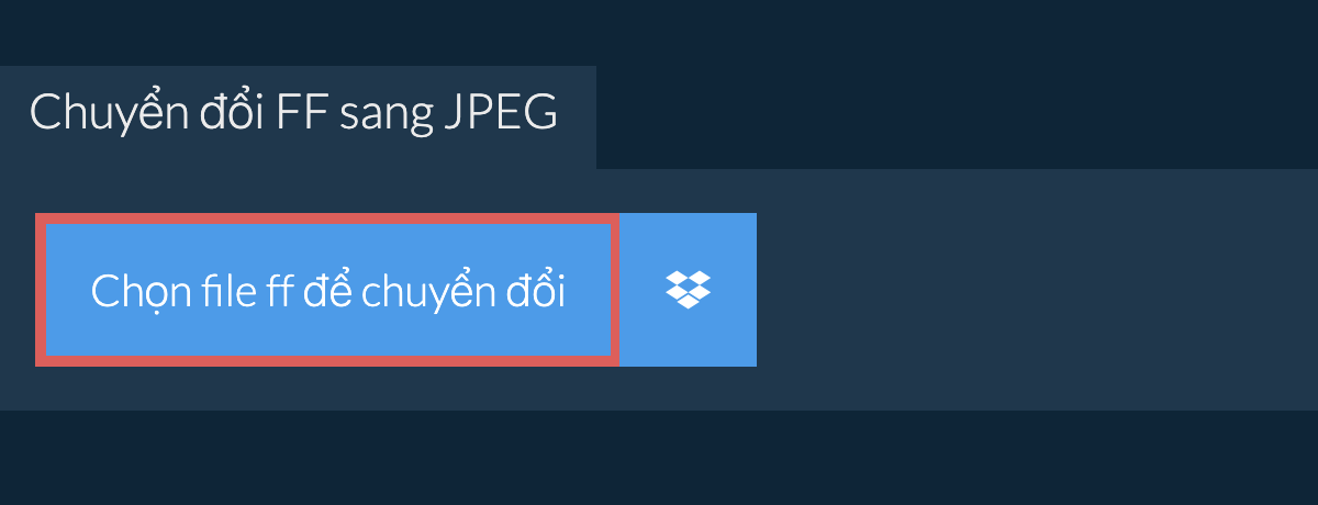 Chuyển đổi ff sang jpeg