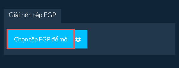 Giải nén tệp FGP