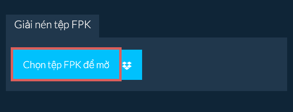 Giải nén tệp FPK