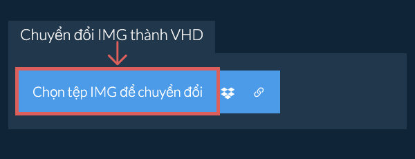 Chuyển đổi IMG thành VHD