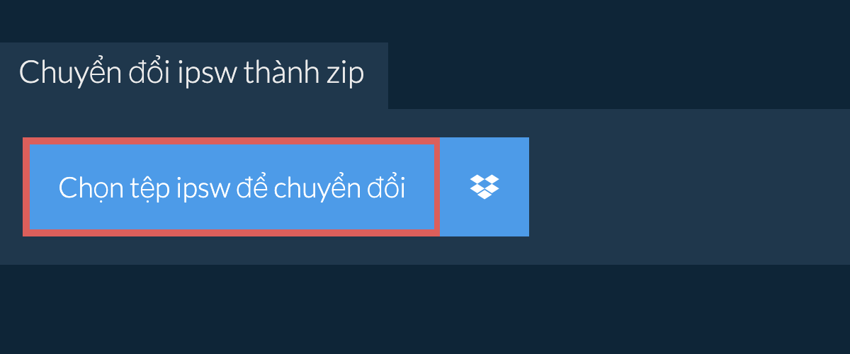 Chuyển đổi ipsw thành zip