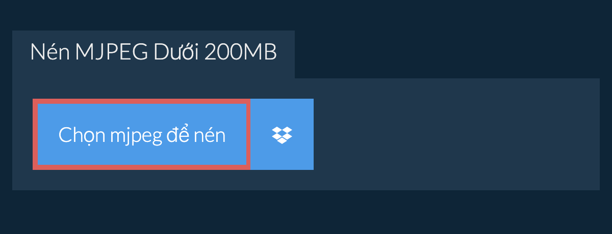 Nén mjpeg Dưới 200MB