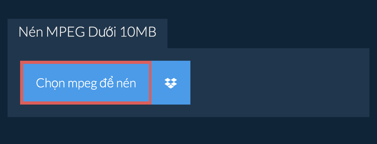 Nén mpeg Dưới 10MB