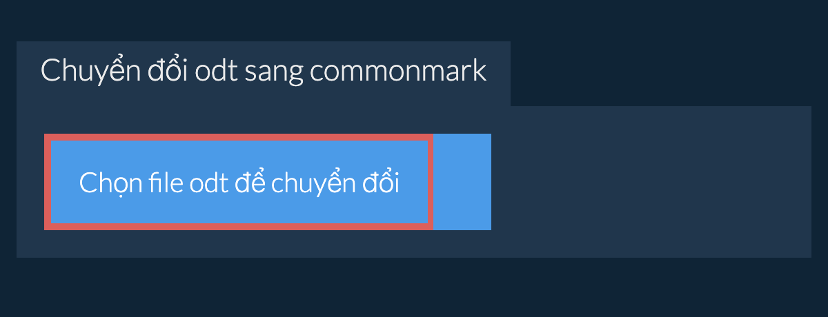 Chuyển đổi odt sang commonmark