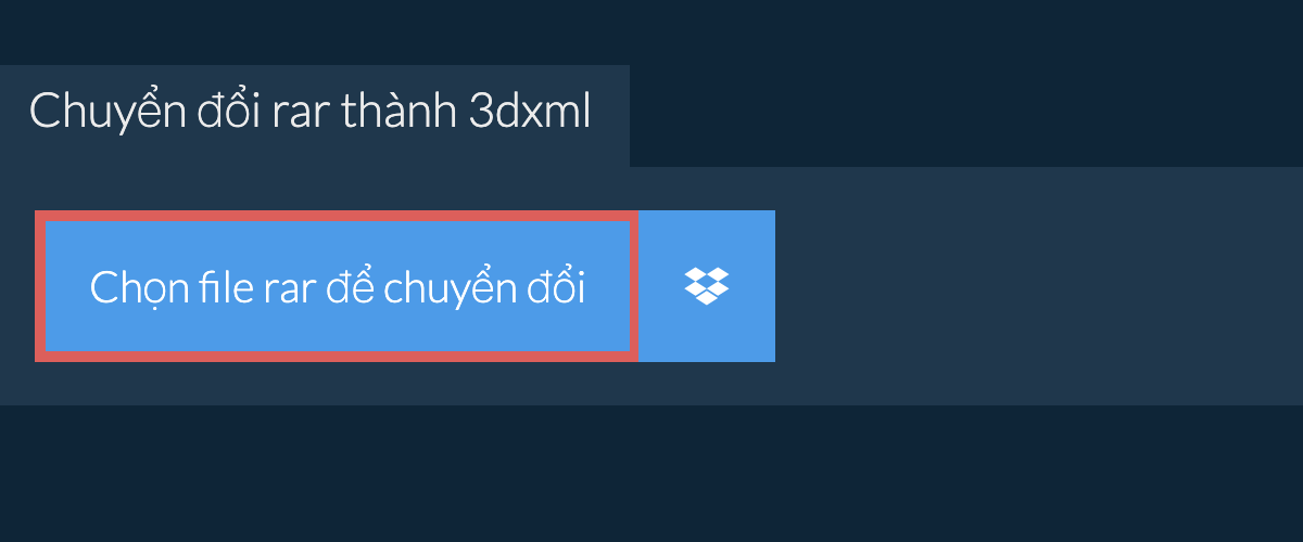 Chuyển đổi rar thành 3dxml