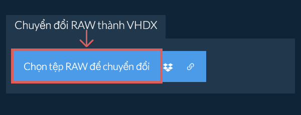 Chuyển đổi RAW thành VHDX