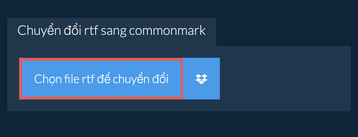 Chuyển đổi rtf sang commonmark