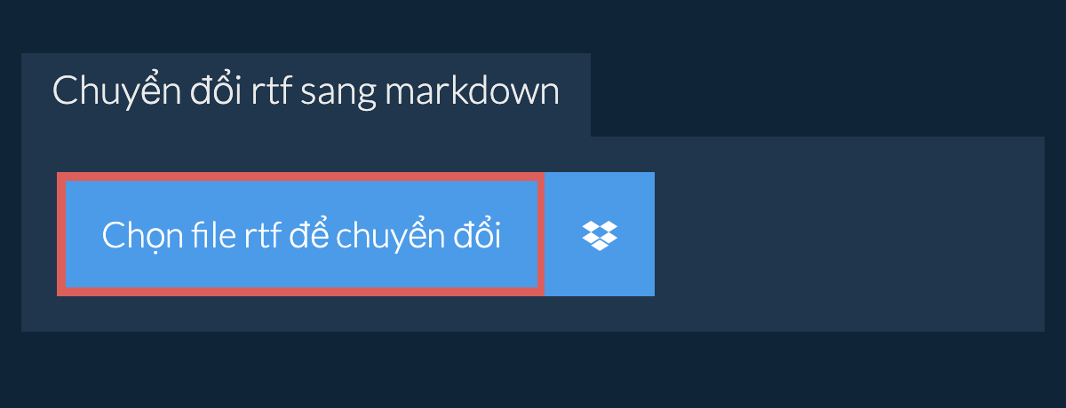 Chuyển đổi rtf sang markdown
