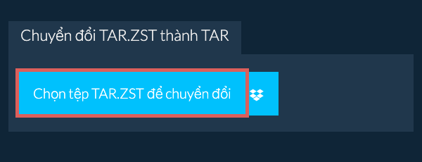 Chuyển đổi TAR.ZST thành TAR