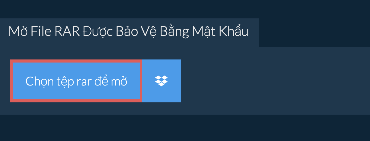 Mở File rar Được Bảo Vệ Bằng Mật Khẩu