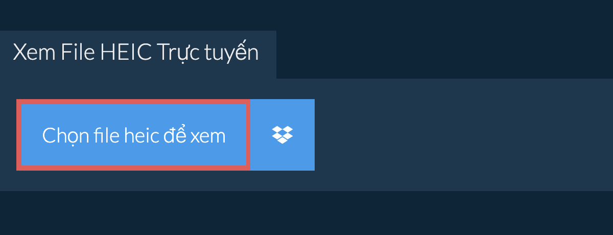 Xem File heic Trực tuyến