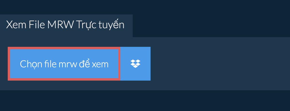 Xem File mrw Trực tuyến