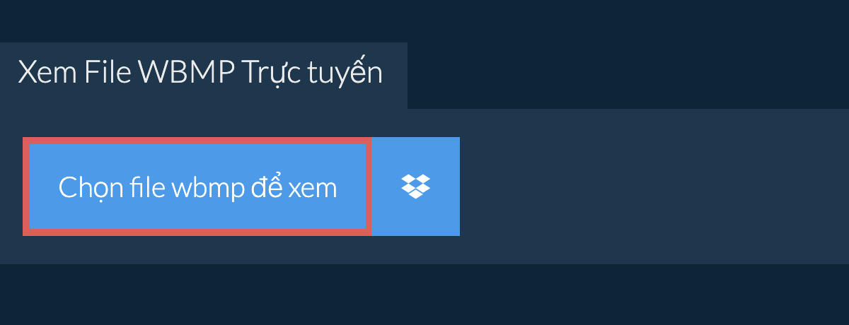 Xem File wbmp Trực tuyến