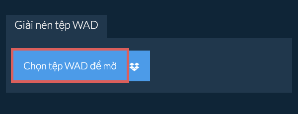 Giải nén tệp WAD
