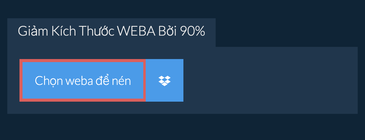 Giảm Kích Thước weba Bởi 90%