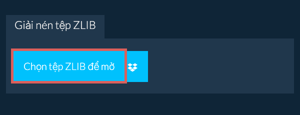 Giải nén tệp ZLIB