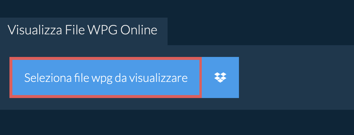 Visualizza File wpg Online