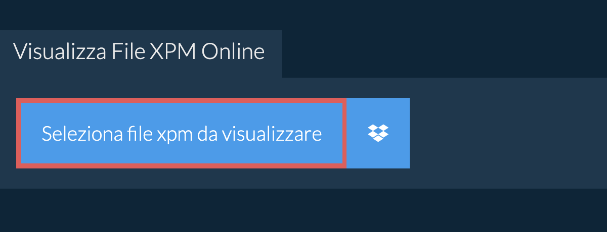 Visualizza File xpm Online
