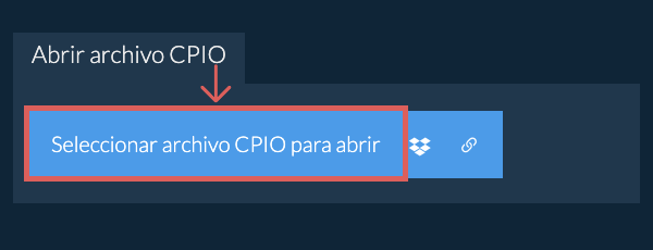 Abrir archivo CPIO
