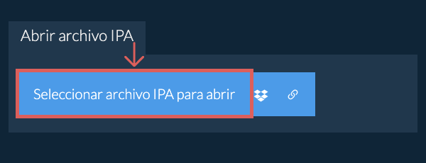 Abrir archivo IPA