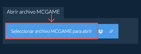 Abrir archivo MCGAME