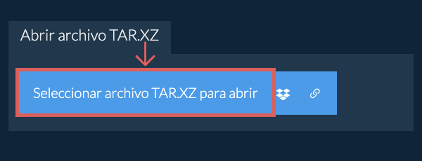 Abrir archivo TAR.XZ