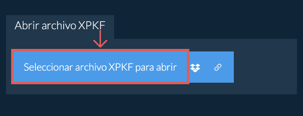 Abrir archivo XPKF