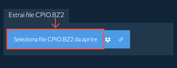 Estrai file CPIO.BZ2