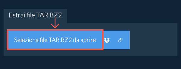 Estrai file TAR.BZ2