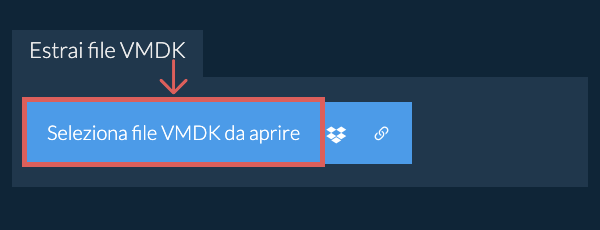 Estrai file VMDK