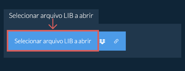 Selecionar arquivo LIB a abrir
