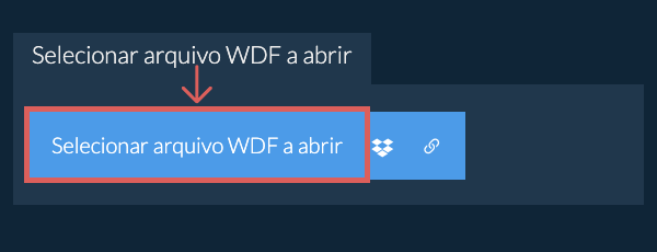 Selecionar arquivo WDF a abrir