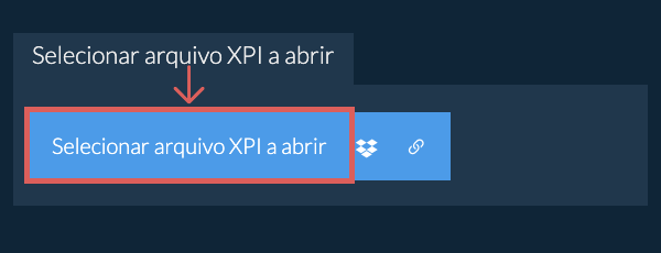Selecionar arquivo XPI a abrir