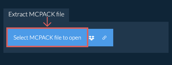Extract MCPACK file