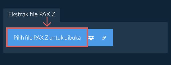 Ekstrak file PAX.Z