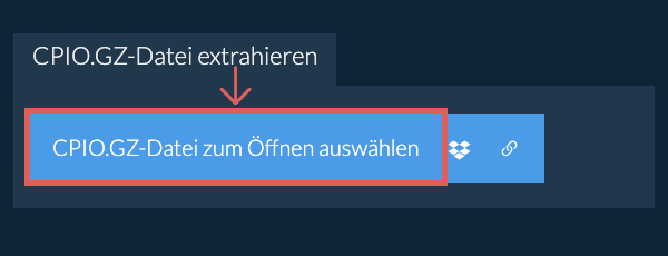 CPIO.GZ-Datei extrahieren