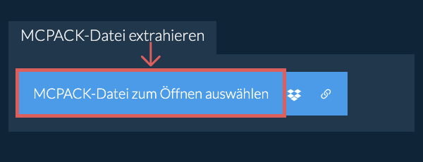 MCPACK-Datei extrahieren
