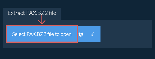 Extract PAX.BZ2 file