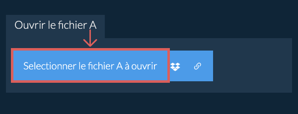 Ouvrir le fichier A