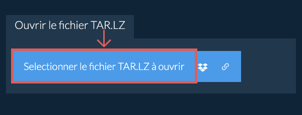 Ouvrir le fichier TAR.LZ
