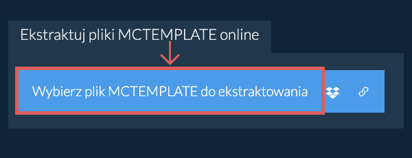 Ekstraktuj pliki MCTEMPLATE online