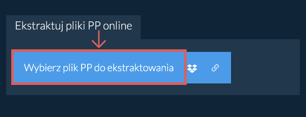 Ekstraktuj pliki PP online
