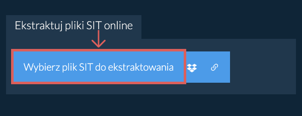 Ekstraktuj pliki SIT online