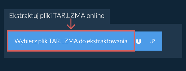 Ekstraktuj pliki TAR.LZMA online