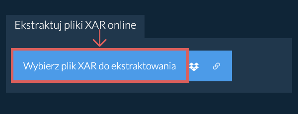 Ekstraktuj pliki XAR online