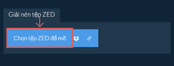 Giải nén tệp ZED