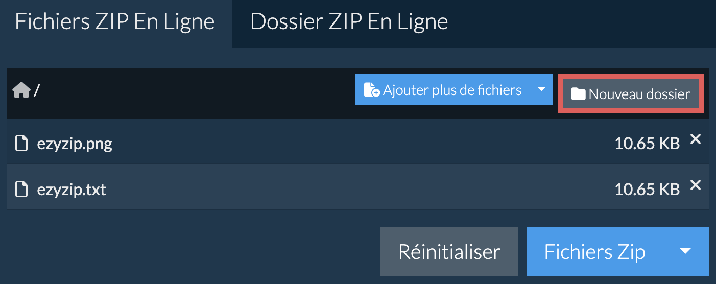 Nouveau dossier