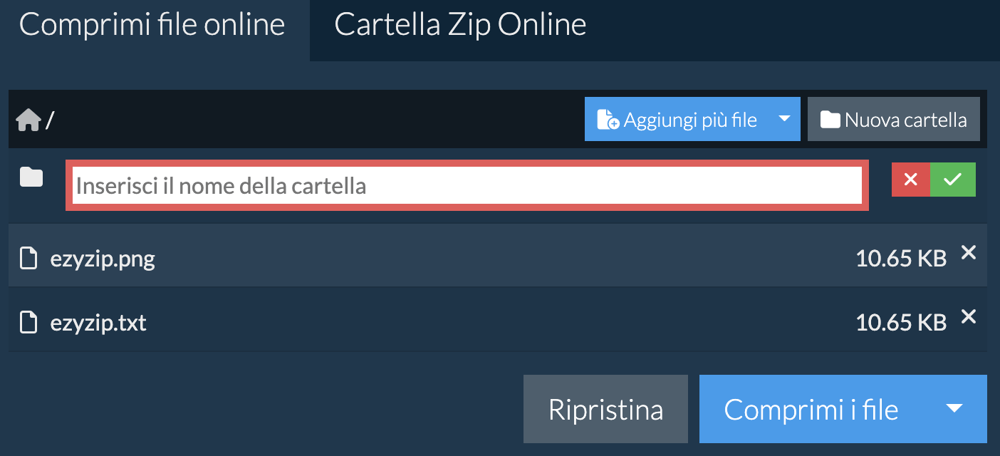 Nuova cartella