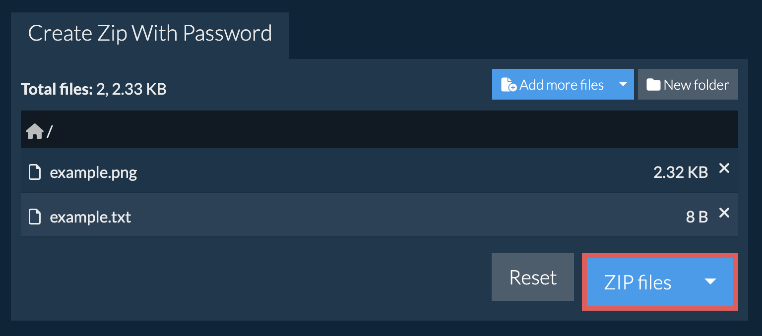 set password