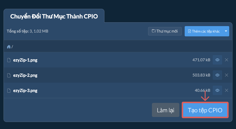 Bắt đầu chuyển đổi thư mục Bắt đầu chuyển đổi thư mục